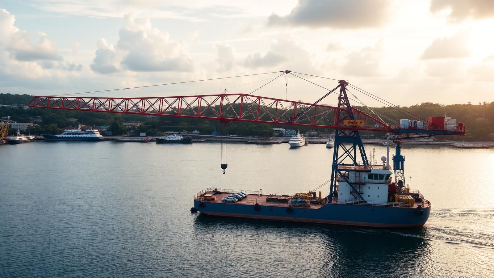 Titan — 600 MT Crane Barge — view 1