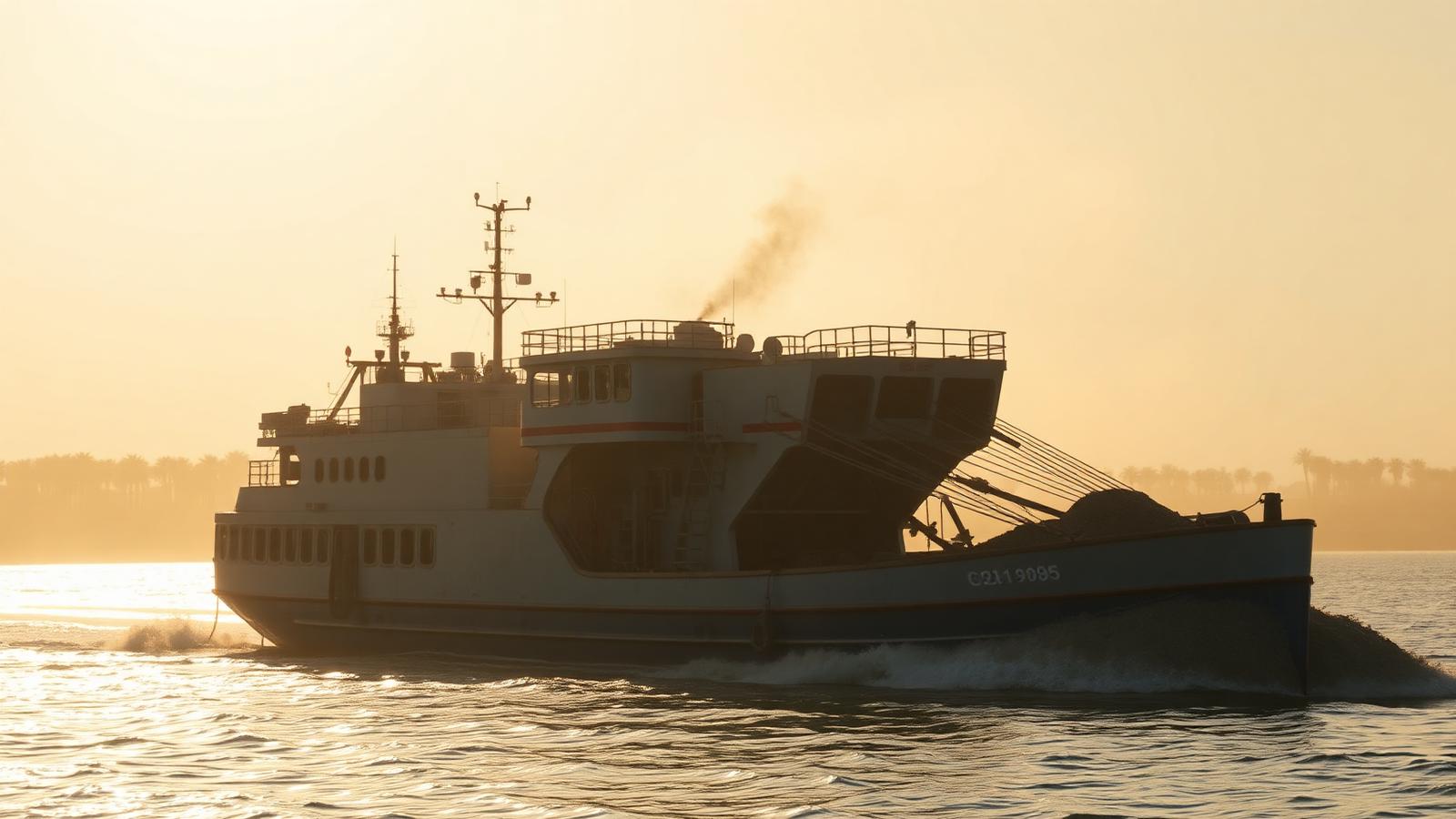 Sand Piper — 2,200 m3 Trailing Suction Hopper Dredger — TSHD for sale
